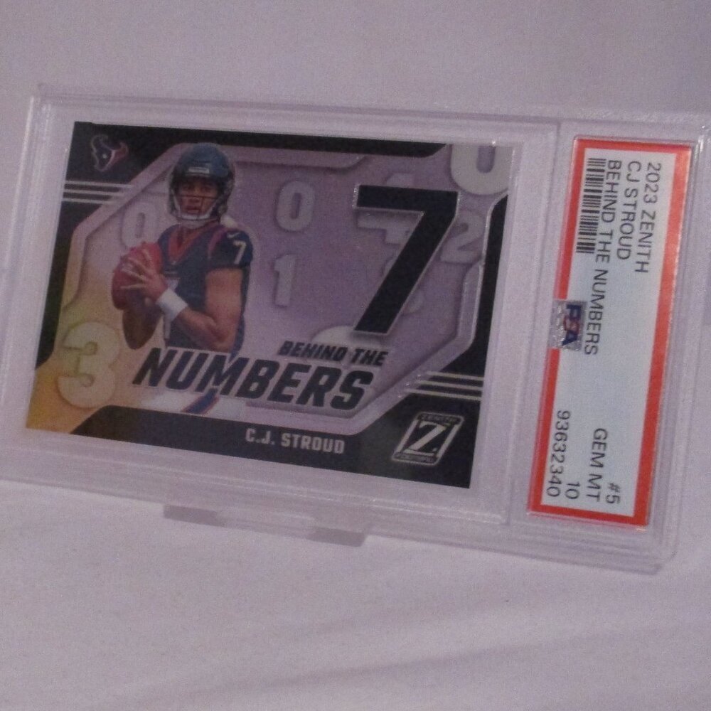 2023 ZENITH CJ STROUD BEHIND THE NUMBERS #5 PSA 10